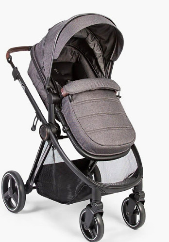 Red kite grey black pram - red, grey/black