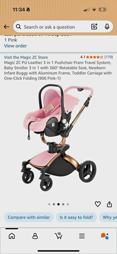 Magic 1 travel system - zc, 3-in-1