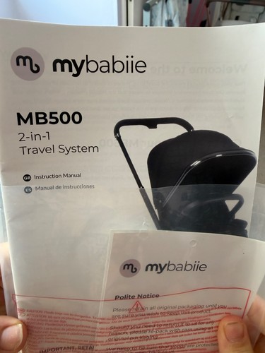 Mybabiie travel system - travel,